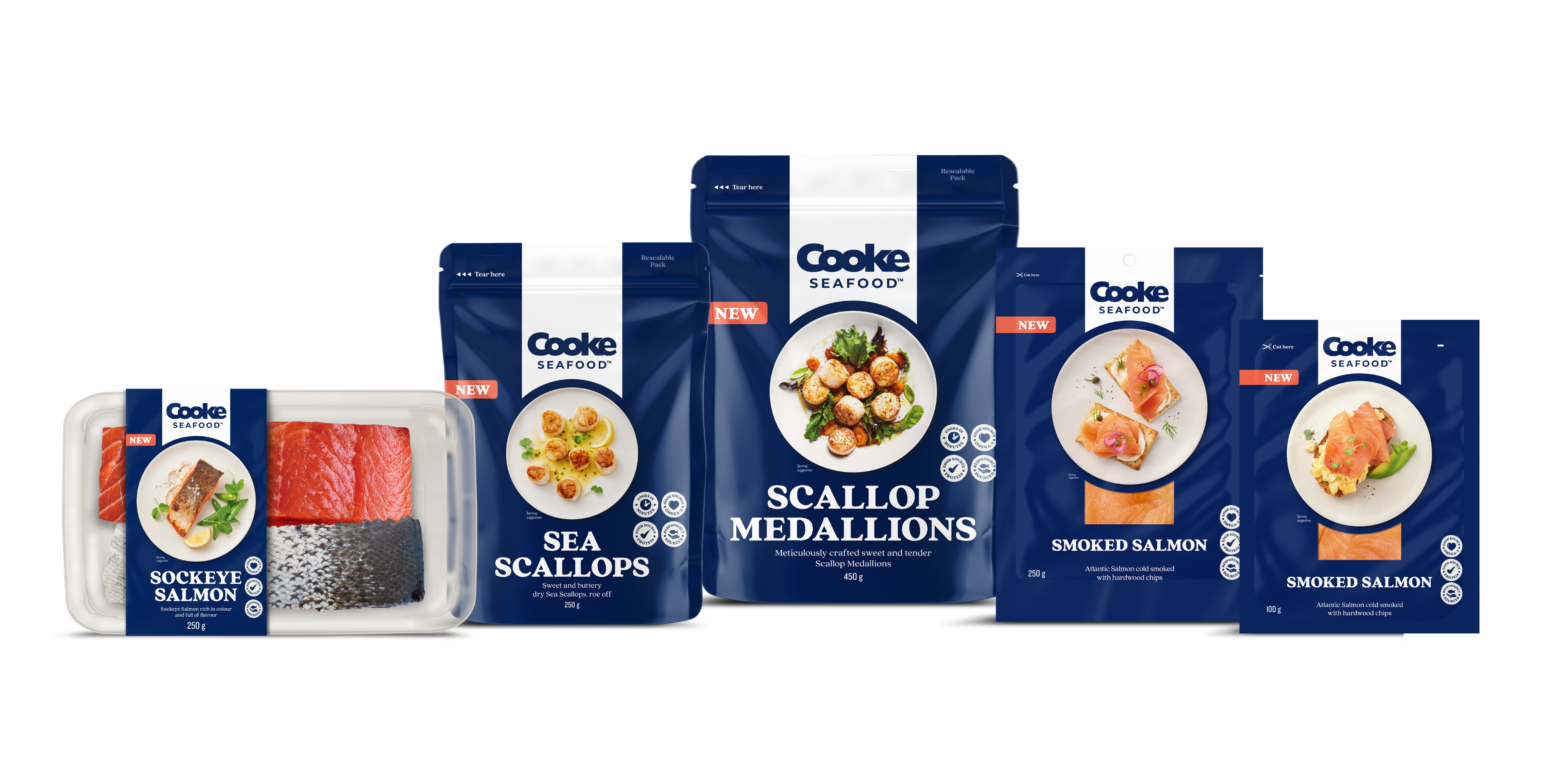 Cooke Seafood product range